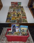 Large Container Containing A Quantity Of Comics, Titles Include Topical Times, The Modern Boy,