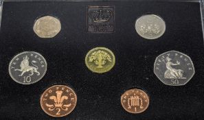 Royal Mint Untied Kingdom Proof Coin Collection 1987 ( 7 ) Coins In Total.