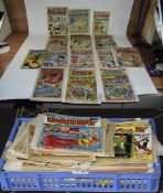 Box Containing A Mixed Quantity Of Comics Comprising Beano, Dandy, Hotspur, Annuals, Wizard,