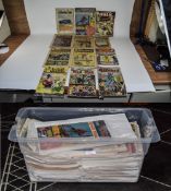 Box Containing A Large Quantity Of Comics To Include The Modern Boy, Adventure Comics, The Hornet,