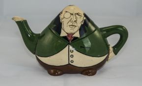 Shelly Foley ' Intarsio ' Novelty Tea Pot, Reg Num 363131.