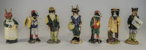 Beswick - Collection of Seven Special Edition Figures From The ' English Country Folk Series ' Made