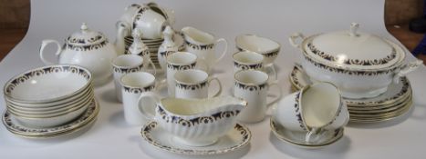 Staffordshire 45 Piece Tea Coffee And Dinner Service.