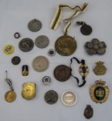 Mixed Lot Of Badges And Medals, Some Enamelled, Some Silver,