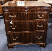 Late 19th Early 20thC Mahogany Chest Of Drawers,