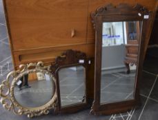 Collection Of Wall Mirrors. 3 in Total.