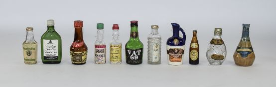 Collection Of Assorted Miniature Bottles.