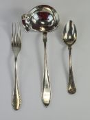 Swedish Antique Silver Ladel, with Full