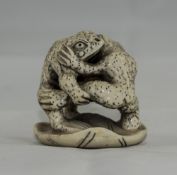 Japanese Ivory Netsuke Finely Carved Dep