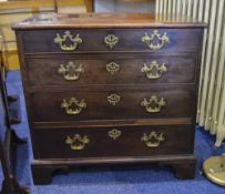 George III Chest Of 4 Drawers Of Small P