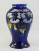 W. Moorcroft Signed Balluster Shaped Vas