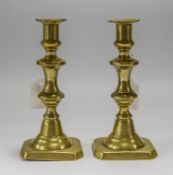 Pair Of 1970's Brass Candlesticks With P