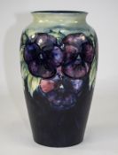 William Moorcroft Signed Vase ' Pansy '