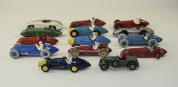 Collection Of 14 Mostly Dinky Racing Car