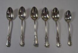 Large Silver Teaspoons, Late 19th Centur