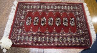 Prayer Rug From Pakistan, Made Of Bomull