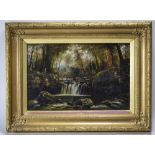 George Willis Pryce Late 19th / Early 20th Century, Listed Artist 1866 - 1949, Waterfall - With