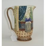 Beswick Jug, With Raised Decoration Depicting Romeo And Juliet Scene. Height 8 Inches.