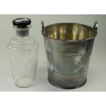 Late 19th Early 20thC Silver Plated Ice Bucket,