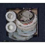 Box Of Miscellaneous Ceramics. Comprising Wedgwood ''The Baby Owl'' Plates, Royal Tara Pair of