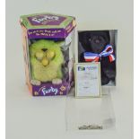 Merrythought Hope Bear In Box With Certificate Together With A Boxed Electronic Furby