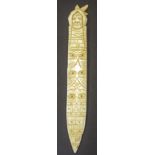 Bone North American Indian Letter Opener