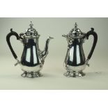Antique - Quality Silver Plated Matching Coffee Jug and Water Jug. Makers Viners of Sheffield.