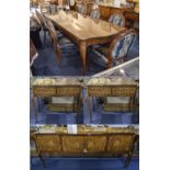 Epstein Furniture Mahogany Dining Room Suite, Comprising Dining Table, 8 Chairs, 2 Side Tables,