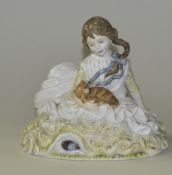 Royal Worcester Ltd and Numbered Figurine ' Safe at Last ' Number 8,904 of 10,000. RW 4355.