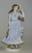 Royal Worcester Ltd and Numbered Figurine ' Summer ' RW 4510. Number 1808 of 7,500.