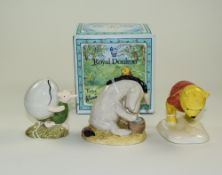 Royal Doulton Winnie The Pooh Collection 4 Figures Comprising WP3 Winnie The Pooh And The Paw -