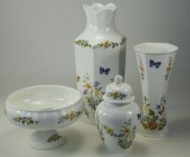 Four Pieces Of Ainsley, "Cottage Garden" Pattern.