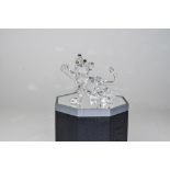 Swarovski Crystal Lion Cub, From The African Wildlife Collection. Designer Adi Stocker.