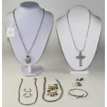 Collection Of Mostly Silver Jewellery.