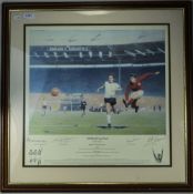 Football World Cup Interest Framed Limited Edition Print 1966 World Cup Final By Keith Fearon,