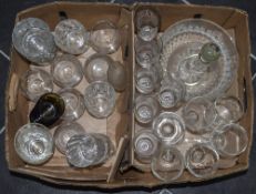 Box Containing A Collection Of Glassware To Include 6 Champagne Flutes, 6 Brandy Glasses,