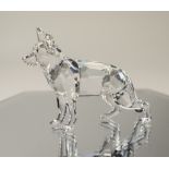 Swarovski Crystal German Shepherd Dog, From The Pets Corner Collection. Designer Heinz Tabertshofer.