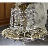 Modern Decorative Ceiling Light, Decorated with Glass Drops.