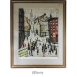 Laurence Stephen Lowry 1887 - 1976 Pencil Signed Ltd Edition Coloured Lithograph / Print.