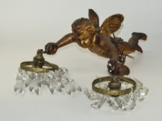 Early 20thC Single Ceiling Light,