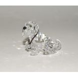 Swarovski Silver Crystal Figure ' St.