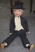 Mid 20th Century Ventriliquist Dummy, By The Reliable Toy Company, "Kenny" Number 338.