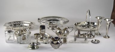 A Good Collection of Silver Plated Items ( 16 ) Items In Total.