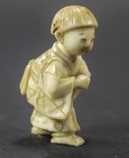 Small Chinese Carved Ivory Figure