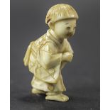 Small Chinese Carved Ivory Figure