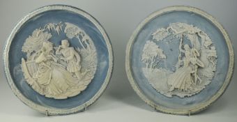 Two Limited Edition Cabinet Plates From "The Love Sonnets Of Shakespeare" Collection.