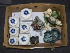 Box Of Miscellaneous Ceramics.