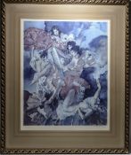 William Russell Flint 1880 - 1969 Pencil Signed Ltd Edition Colour Print / Lithograph.