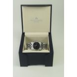 Maurice Lacroux Sphere - Ladies Quartz Date Just Stainless Steel Wrist Watch. Model Num SH1014.