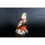 Royal Crown Derby Paperweight 'Bald Eagle' Date 2001 Gold stopper, 1st Quality. Mint Condition.